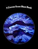 5 Crowns Score Sheet Book: 100 Pages (50 sheets)