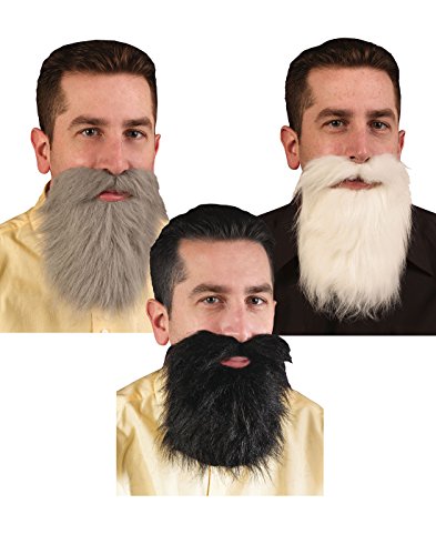 Grey Mustache/Beard Duck Dynasty Biker Rabbi One Size - Image 2