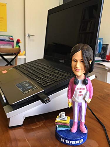 Entreprenurim Bobbleheads | Hand Painted Entrepreneur Bobblehead Figure | Unique Novelty Gift Idea | Premium BobbleHead Figurines for Office & Car | Motivational Dashboard, Decor & Desk Ornament - Thumbnail 5