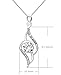 ALOV Jewelry Sterling Silver always my mother Forever my friend Love Cubic Zirconia Pendant Necklace