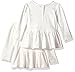 Nautica Girls' Peplum Tops with Pant Three Piece Set