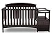 Delta Children Abby Convertible Crib and Changer, Dark Chocolate