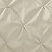 Madison Park Laurel Ivory Shower Curtain, Pieced Transitional Shower Curtains for Bathroom, 72 X 72, Natural