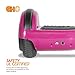 cho Electric Self Balancing Dual Motors Scooter Hoverboard with Built-in Speaker and LED Lights - UL2272 Certified (Pink)