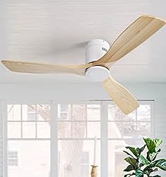 Sofucor Low Profile Ceiling Fan with Remote Control