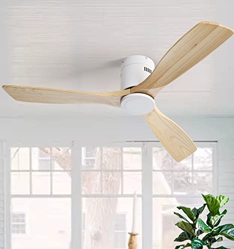 Sofucor Low Profile Ceiling Fan with Remote Control