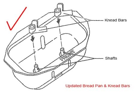 West Bend Pan máquina remo 41085 amasar hoja parte eléctrica ...