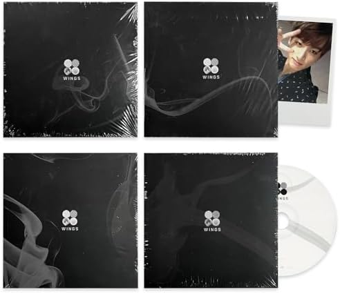 BTS 2nd Album - Wings [ W ver. ] CD + Photobook + Photocard + FREE