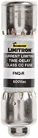 15A Time Delay Melamine Fuse with 600VAC/300VDC Voltage Rating; FNQ-R Series
