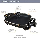 Quest Professional Multi-Function Electric Cooker 1500W 30x30cm Pan view 10