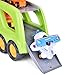 Friction Powered Car Toy Trucks with Lights and Sounds, Includes 4 Mini Cars for Kids