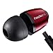 V-MODA Faders VIP Tuned Metal Earplugs, Rouge Red