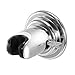 BQTime Universal 3 Mode Angle Adjustable Shower Head Holder ,Solid Vacuum Suction Cup Handheld Shower Bracket with Adhesive 3M Stick Disc, Reusable, Heavy Duty, Waterproof, Wall Mount Bathroom, Chrome