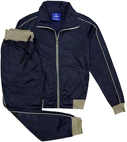 Women's Athletic Sports Exertion Tracksuit Outfit Trackpant and Track Jacket Jogger Gym Casual Wear Set