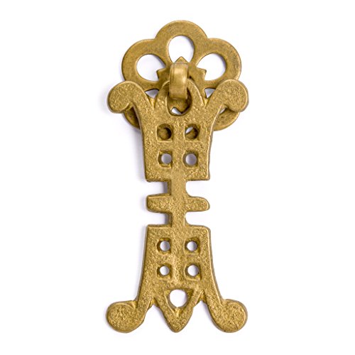 CBH Double Wineglass Brass Hardware Pulls 2.5