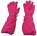 N'Ice Caps Little Kids 100 Gram Thinsulate Waterproof Elbow Length Snow Gloves (5-6 Years, Fuchsia)