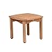 Amazonia Lincoln 1-Piece Outdoor Square Side Table | Teak Wood | Ideal for Patio and Indoors, 19.5