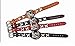 Fat Cat Sales Live to Ride Men's Leather Biker Bracelet(Black)