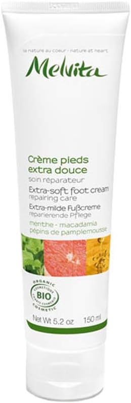 Melvita Crema de pies cuidado reparador 150 ml.
