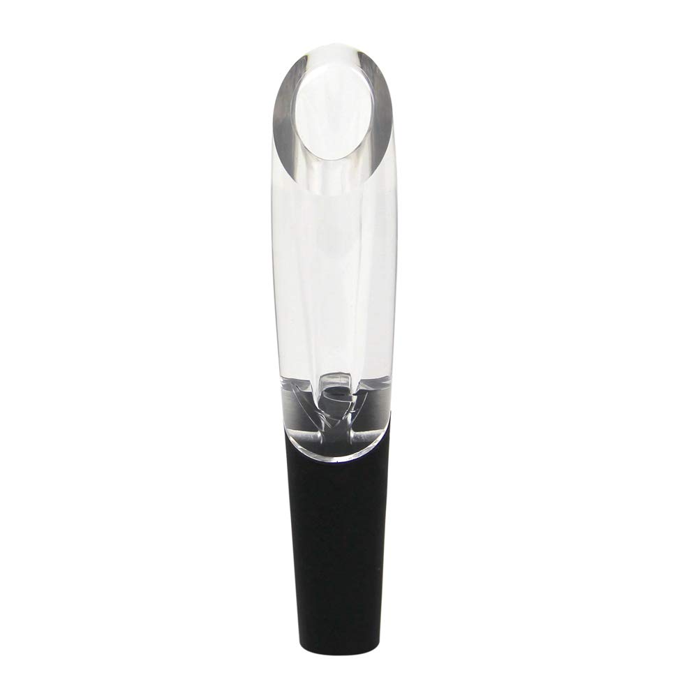 Vinturi Aerator in Bottle, Black, 2.5 x 2.5 x 12.67 cm