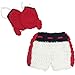 Jastore Newborn Baby Photography Prop Boy Boxing Costume Red Gloves Shorts