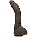Doc Johnson Prince Yahshua - ULTRASKYN 10.5” Cock - With Removable Vac-U-Lock Suction Cup Base - F-Machine Compatible Dildo - Brown