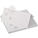 Shappy 30 Pieces Snowflake Place Cards, White Christmas Table Name Cards for Winter Party Table Setting