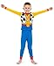 Disney Boys' Little 4-Piece Snug-fit Cotton Pajama Set, Soft & Cute for Kids, Woody and Buzz-Green