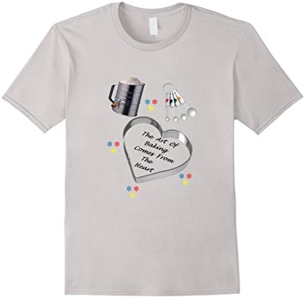 Men's Bakers T Shirt 3XL Silver