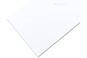 EZSMITH G10 - Knife Handle Spacer Material - (3 x 12 x .030 Inches) - White