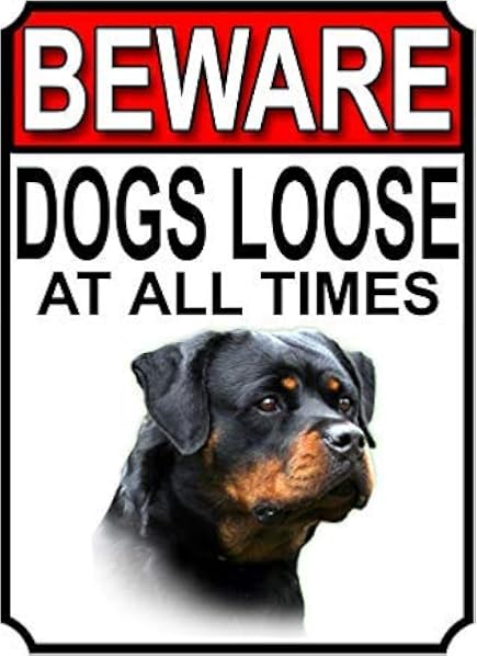 beware of rottweiler