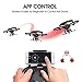 DROCON U818PLUS WiFi FPV Drone with Wide-Angle HD 2MP Camera,15 Min Flight Time, Altitude Hold, Headless Mode, One-Button Take-Off and Landing, TF Card 4GB Included, Quadcopter Designed for Beginners