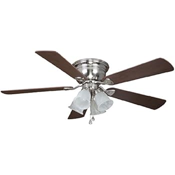 Harbor Breeze Centreville 42 In White Flush Mount Indoor Ceiling