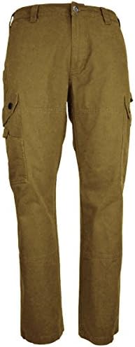 Mokor Art Men's Ripstop Men's Multi-cargo Scrub Pant Light Tan XXL/36