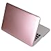 Rose Gold Rubberized Case with Keyboard Cover Compatible MacBook Air 11 (A1465,A1370),IC ICLOVER Ultra Slim Light Weight Matte Hard Plastic Protective Case Cover & Keyboard Cover Shock