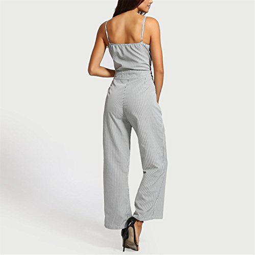 image for KESEELY 2018 Clearance Summer Romper Women Holiday Sleeveless Striped 