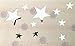 Set of 10pcs Creative Five Stars Wall Mirror Sticker for Kids Child `s Bedroom Home Deco, 3D DIY Crystal Wall Decal Murals