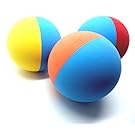 Snug Rubber Dog Balls - Tennis Ball Size - Virtually Indestructible (3 Pack)