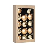 Suixing Christmas Glass Balls Multi Colors Included
