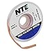 NTE Electronics SW02-10 No-Clean Solder Wick, 4 Blue.098" Width, 10' Length primary