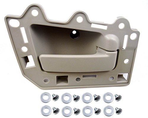 PT Auto Warehouse CH-2815E-FR - Inside Interior Inner Door Handle, Beige/Tan - Passenger Side