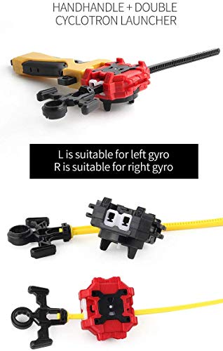 Hityblty Bay Battle Burst Avatar Attack Battle Set with Two String Launcher and Grip Starter Set