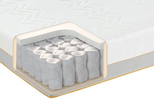 Dormeo Options Hybrid, Memory Foam and Pocket Sprung Mattress, Firmness Medium/Firm, Size Double, White, UK Double 135 x 190 - Image 3