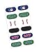Amscan Baseball Dream Major League Face Tattoos Favour, Paper, 1/2