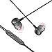 Earbuds,E&jing Earphones In Ear Wired Headphones 3.5mm Jack Stereo Noise Cancelling Headphones with In-line Mic and Remote Control(Black)