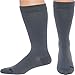 LISH 2 Pack Men's Wide Calf Compression Socks - 15-25 mmHg Knee High Plus Size Support