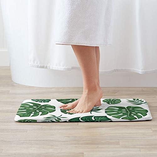 玄関マット モンステラ葉 吸水 滑り止め Door Mat フロアマット 足拭き 泥落としマット おしゃれ 人気 オフィス用品 家庭用 洗面所 トイレ 屋外 室内 外用 洗濯可能 40 60cm B0fx9vc9 1 050円