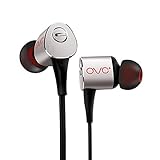 OVC H1 In Ear Headphones With Microphone and Remote Control, 3 Adjustable Bass Sound Effects, Earphones for Apple iPhone, iPad, iPod, Full Metal Design Earbuds made for Game, HiFi, 3D