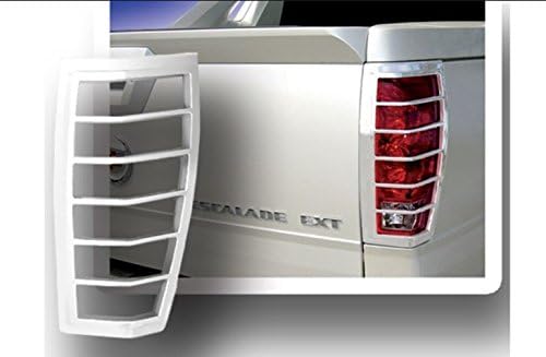 CADILLAC ESCALADE EXT 2002 THRU 2006 CHROME REAR TAILIGHT TRIM BEZEL SET