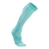 2XU Women's Compression Performance Run Socks, Ice Green/Ice Green, Small